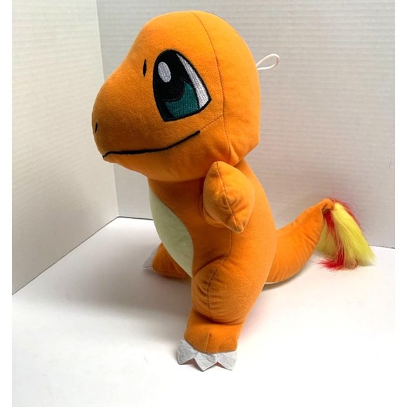 Pokemon Plush Stuffed Animal Doll Toy 15 in Tall Giant Charmander Orange - Picture 1 of 7